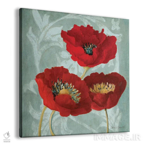 تابلو دکوراتیو "شقای قرمز II" اثر لینی لورث - نمای پرسپکتیو محصول