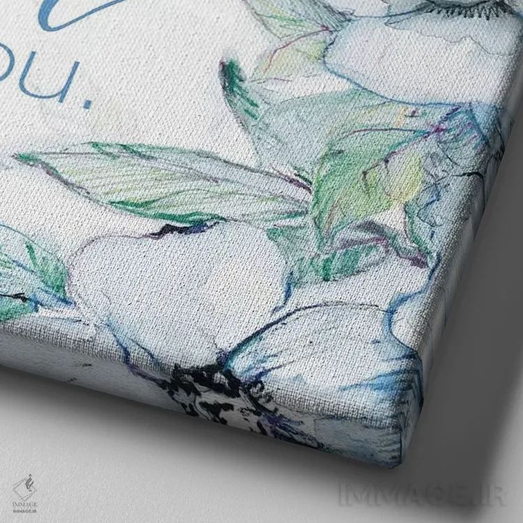 تابلو دکوراتیو "زیبایی را ببین" اثر لینی لورث - نمای نزدیک بافت بوم