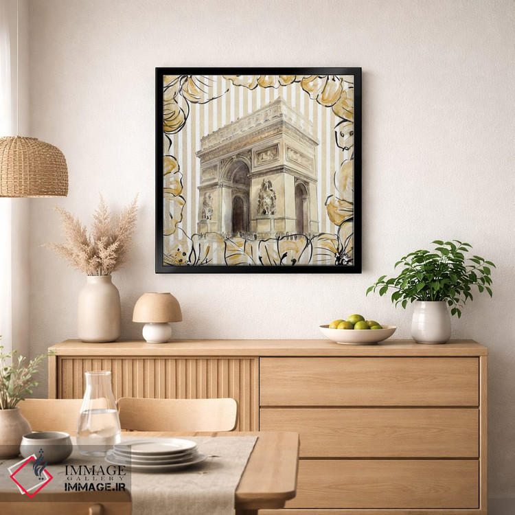 تابلو دکوراتیو "پاریس طلایی II" اثر لینی لورث - D1B