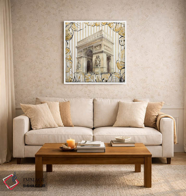 تابلو دکوراتیو "پاریس طلایی II" اثر لینی لورث - D4W