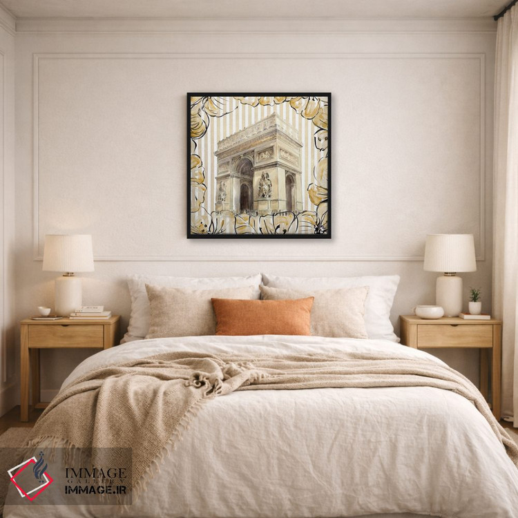 تابلو دکوراتیو "پاریس طلایی II" اثر لینی لورث - D6B