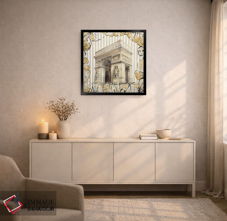 تابلو دکوراتیو "پاریس طلایی II" اثر لینی لورث - D5B