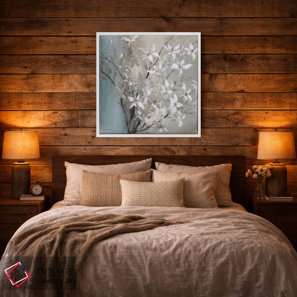 تابلو مدرن "ارکیده های مه آلود II" اثر لینی لورث - D3W