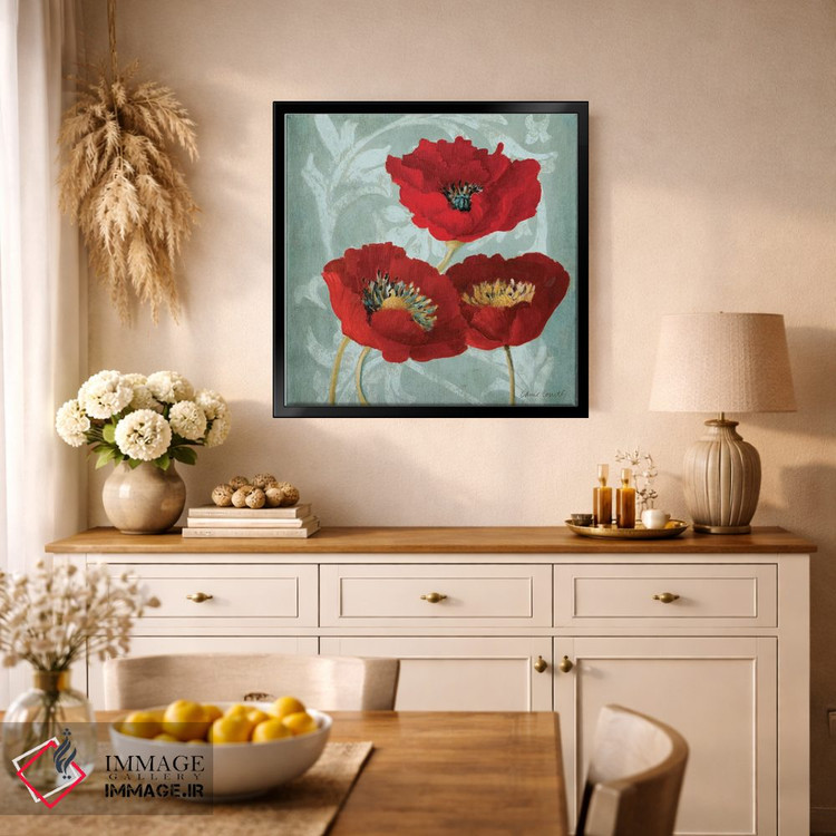 تابلو دکوراتیو "شقای قرمز II" اثر لینی لورث - D1B