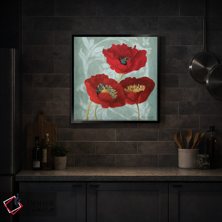 تابلو دکوراتیو "شقای قرمز II" اثر لینی لورث - D2B