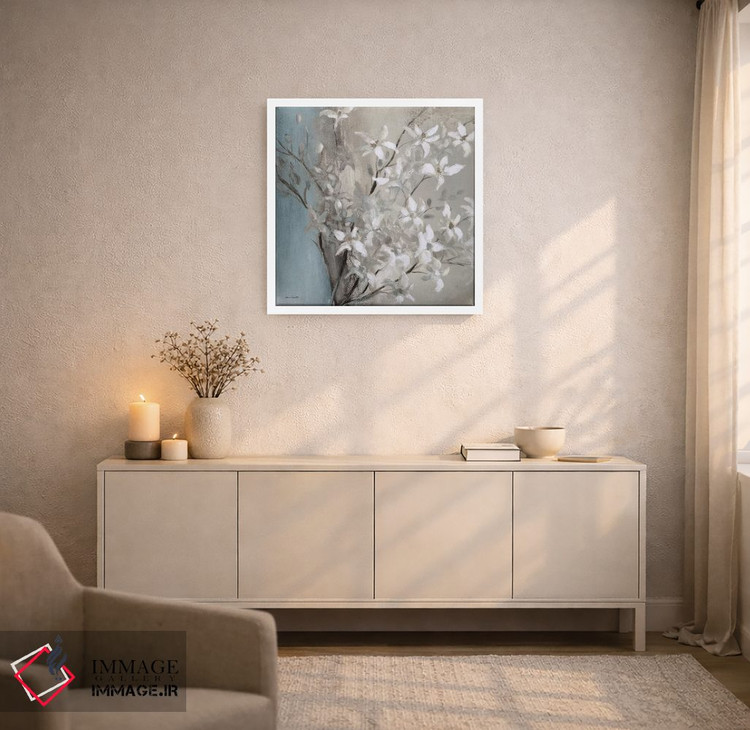 تابلو مدرن "ارکیده های مه آلود II" اثر لینی لورث - D6W