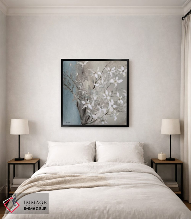 تابلو مدرن "ارکیده های مه آلود II" اثر لینی لورث - D5B