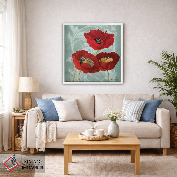 تابلو دکوراتیو "شقای قرمز II" اثر لینی لورث - D6W