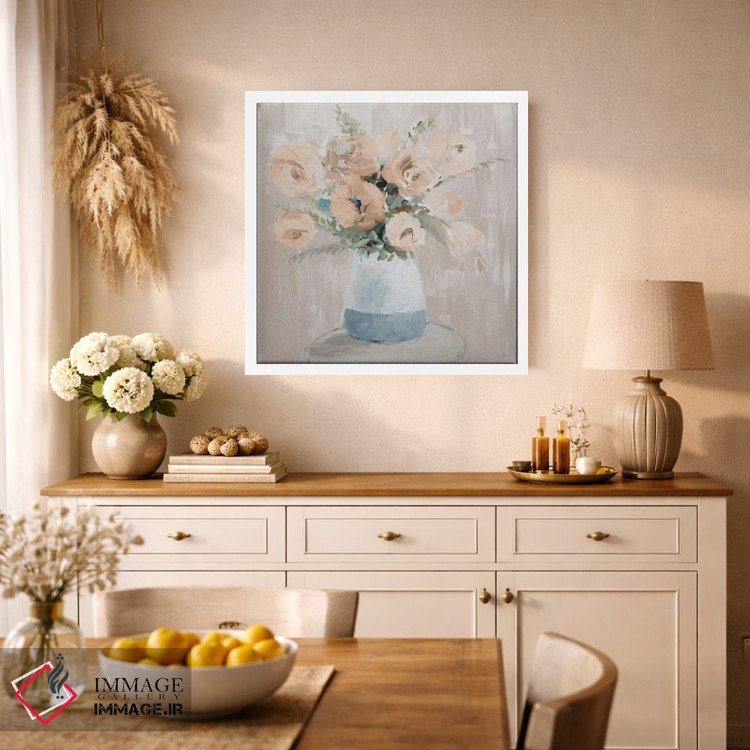 تابلو دکوراتیو "گون های خنثی" اثر لینی لورث - D1W