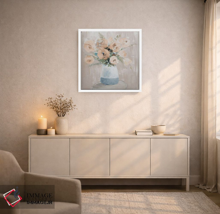 تابلو دکوراتیو "گون های خنثی" اثر لینی لورث - D5W