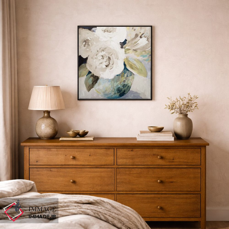 تابلو مدرن "رزهای بهاری" اثر لینی لورث - D1B