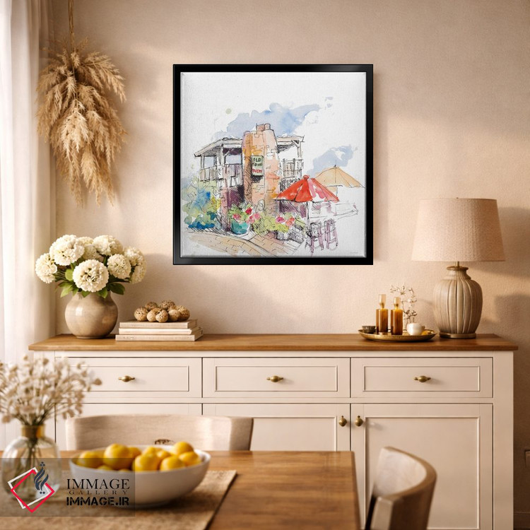 تابلو دکوراتیو "میخانه شهر قدیمی" اثر لینی لورث - D2B