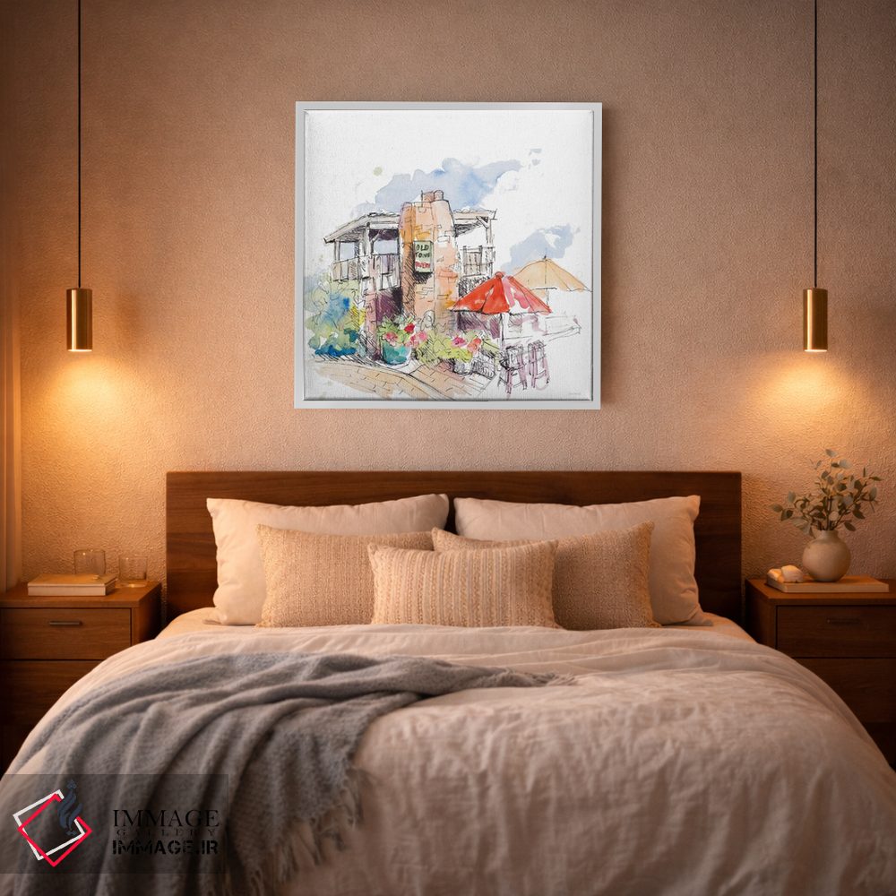 تابلو دکوراتیو "میخانه شهر قدیمی" اثر لینی لورث - D3W