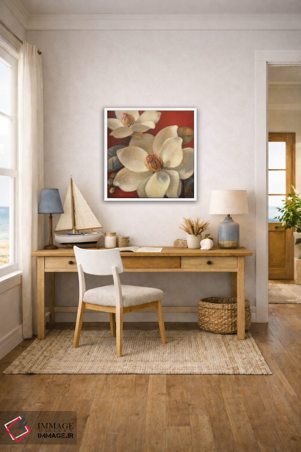 تابلو دکوراتیو "عشق مگنولیا I" اثر لینی لورث - D4W