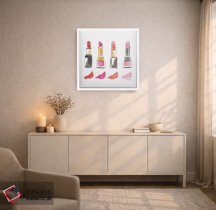 تابلو دکوراتیو "مربع محصولات زیبایی I" اثر لینی لورث - D4W