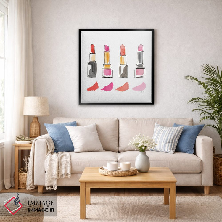 تابلو دکوراتیو "مربع محصولات زیبایی I" اثر لینی لورث - D6B