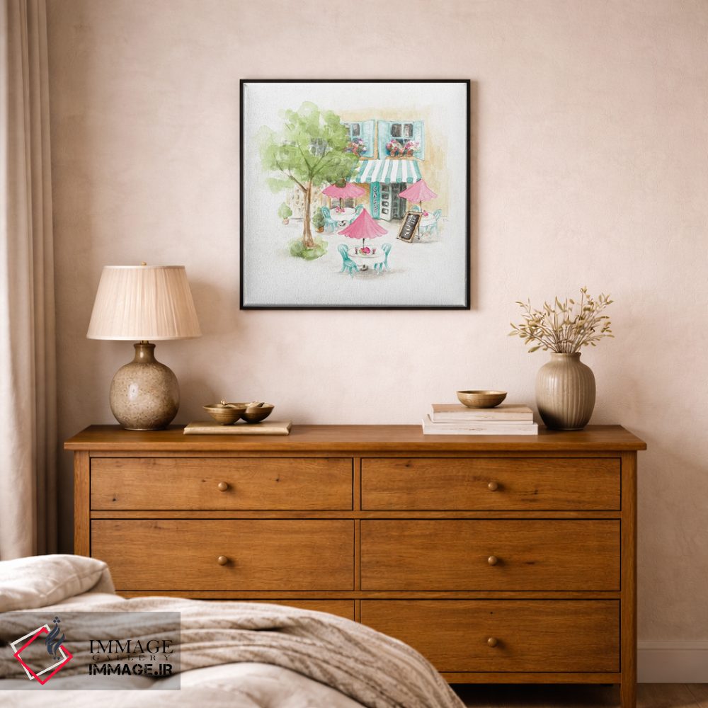 تابلو دکوراتیو "کافه پاریس" اثر لینی لورث - D1B