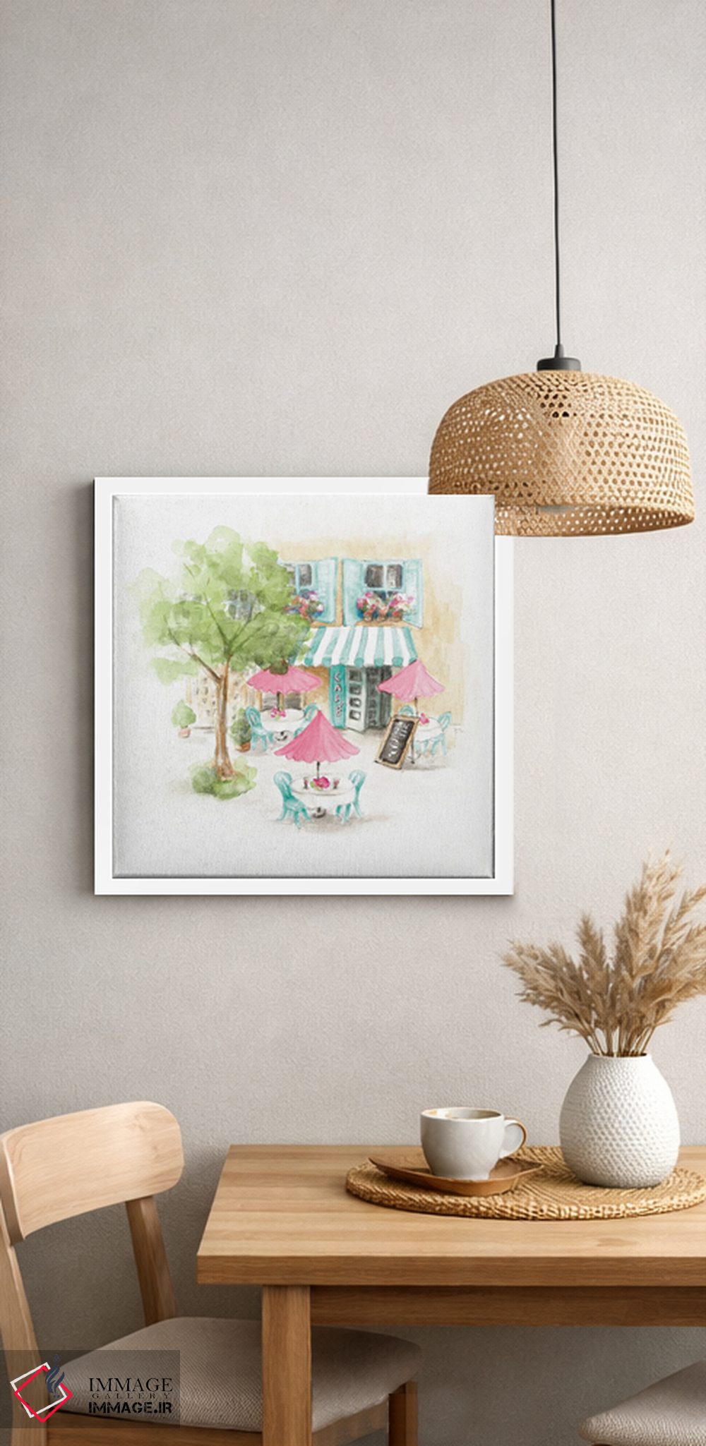 تابلو دکوراتیو "کافه پاریس" اثر لینی لورث - D2W