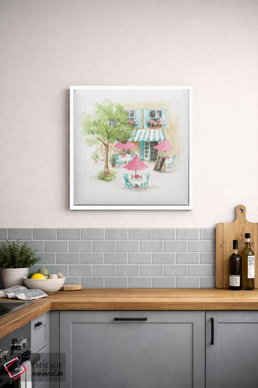 تابلو دکوراتیو "کافه پاریس" اثر لینی لورث - D3W