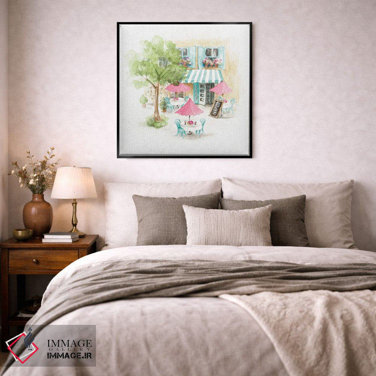 تابلو دکوراتیو "کافه پاریس" اثر لینی لورث - D4B