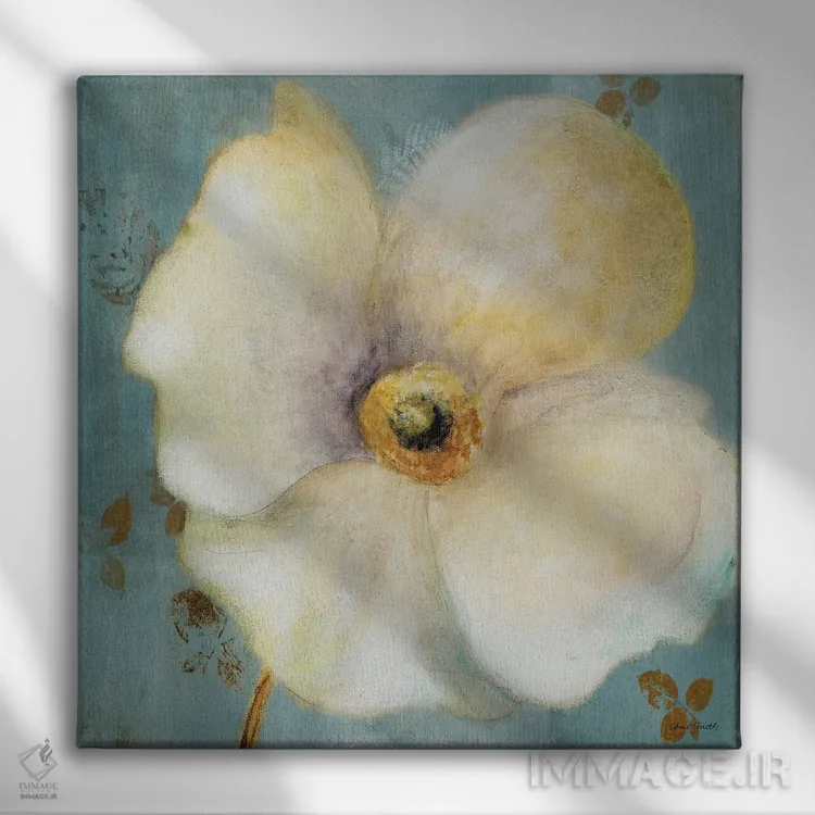 تابلو دکوراتیو "شقایق های اواخر تابستان" اثر لینی لورث - نمای روبهرو روی دیوار