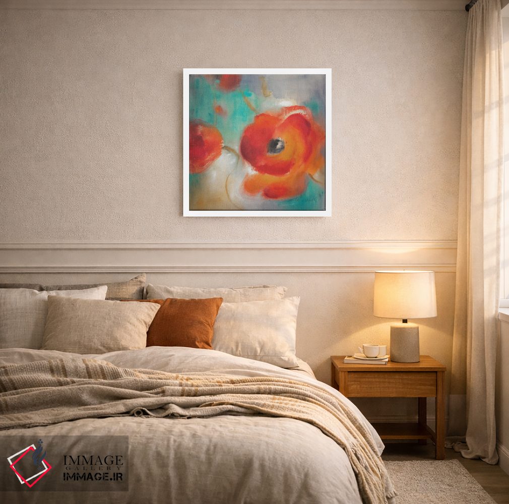تابلو دکوراتیو "شکوفه های شقایق سرخ II" اثر لینی لورث - D3W