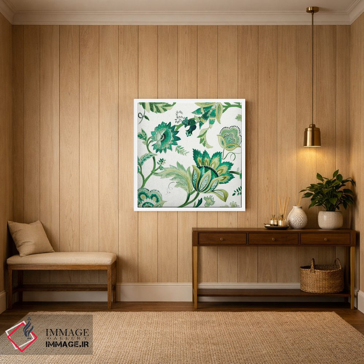تابلو دکوراتیو "گل های سبز کاپری I" اثر لینی لورث - D2W