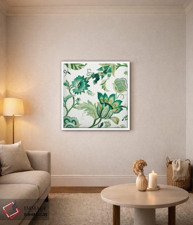 تابلو دکوراتیو "گل های سبز کاپری I" اثر لینی لورث - D3W