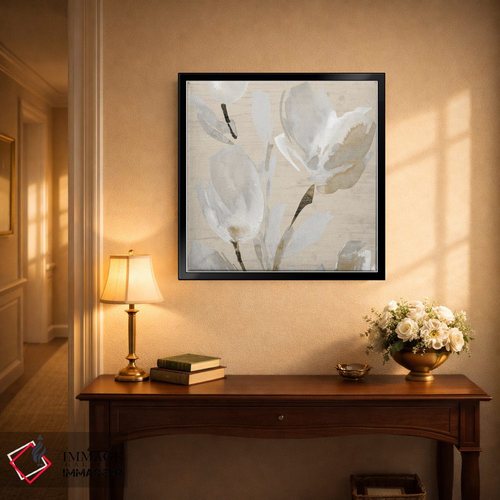 تابلو دکوراتیو "لاله های خنثی II" اثر لینی لورث - D2B