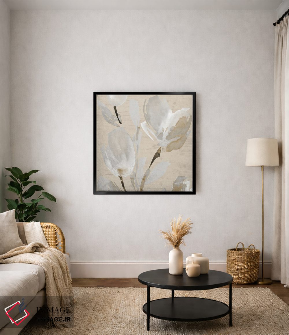 تابلو دکوراتیو "لاله های خنثی II" اثر لینی لورث - D4B