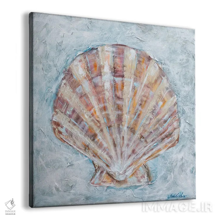 تابلو دکوراتیو "ماهی صدفی" اثر لیندا اولسن - نمای پرسپکتیو محصول