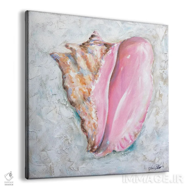 تابلو دکوراتیو "صدف ملکه" اثر لیندا اولسن - نمای پرسپکتیو محصول