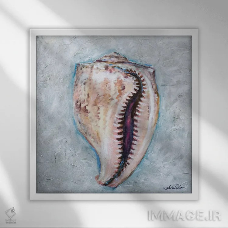 تابلو دکوراتیو "کلاه ایمنی" اثر لیندا اولسن - نمای قابدار سفید