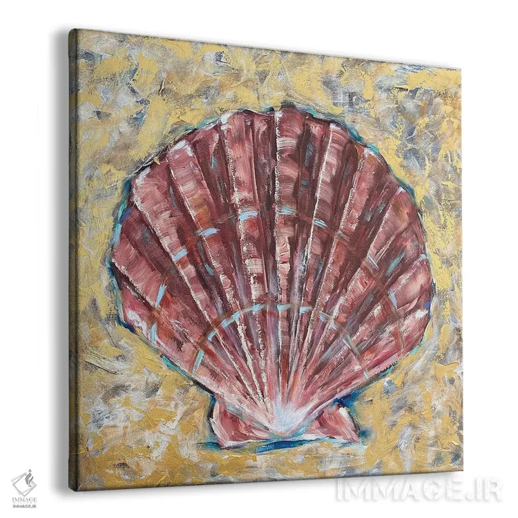 تابلو دکوراتیو "طلای صدف" اثر لیندا اولسن - نمای پرسپکتیو محصول