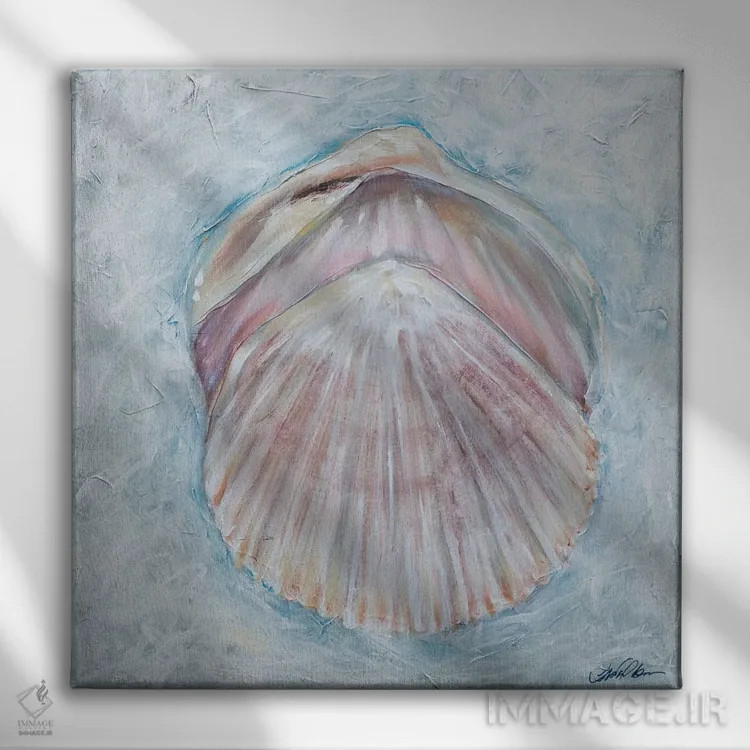 تابلو دکوراتیو "هم پوشانی" اثر لیندا اولسن - نمای روبهرو روی دیوار