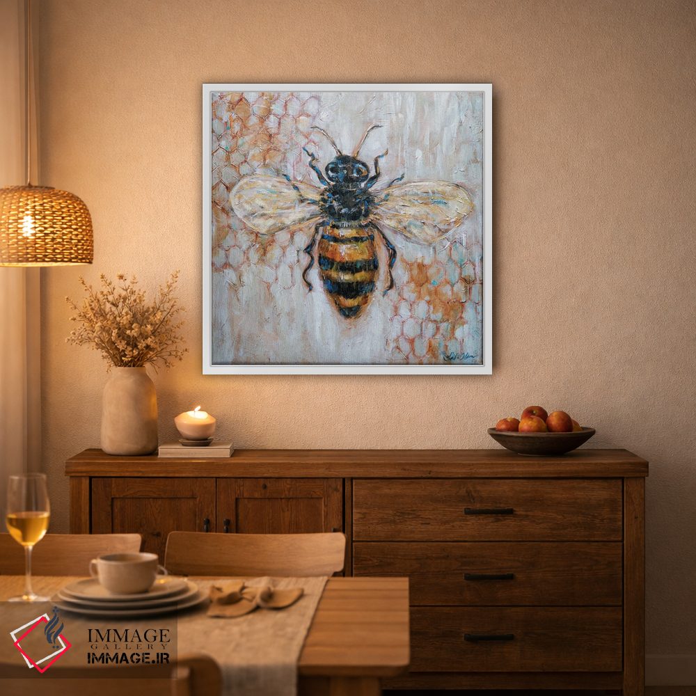 تابلو دکوراتیو "زنبور عسل" اثر لیندا اولسن - D2W