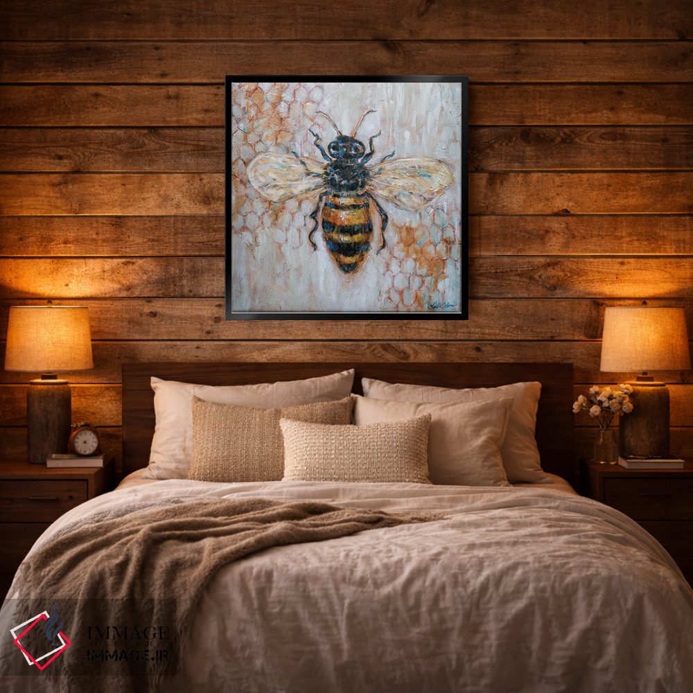 تابلو دکوراتیو "زنبور عسل" اثر لیندا اولسن - D3B