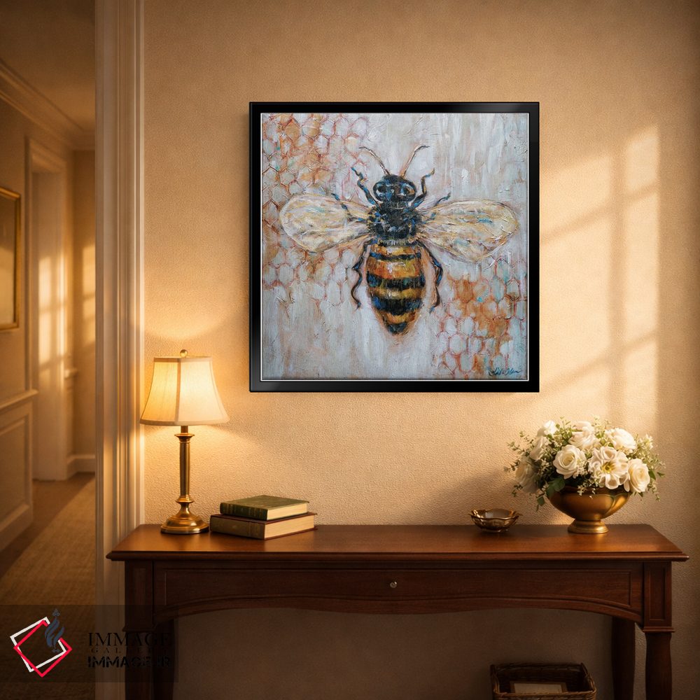 تابلو دکوراتیو "زنبور عسل" اثر لیندا اولسن - D4B