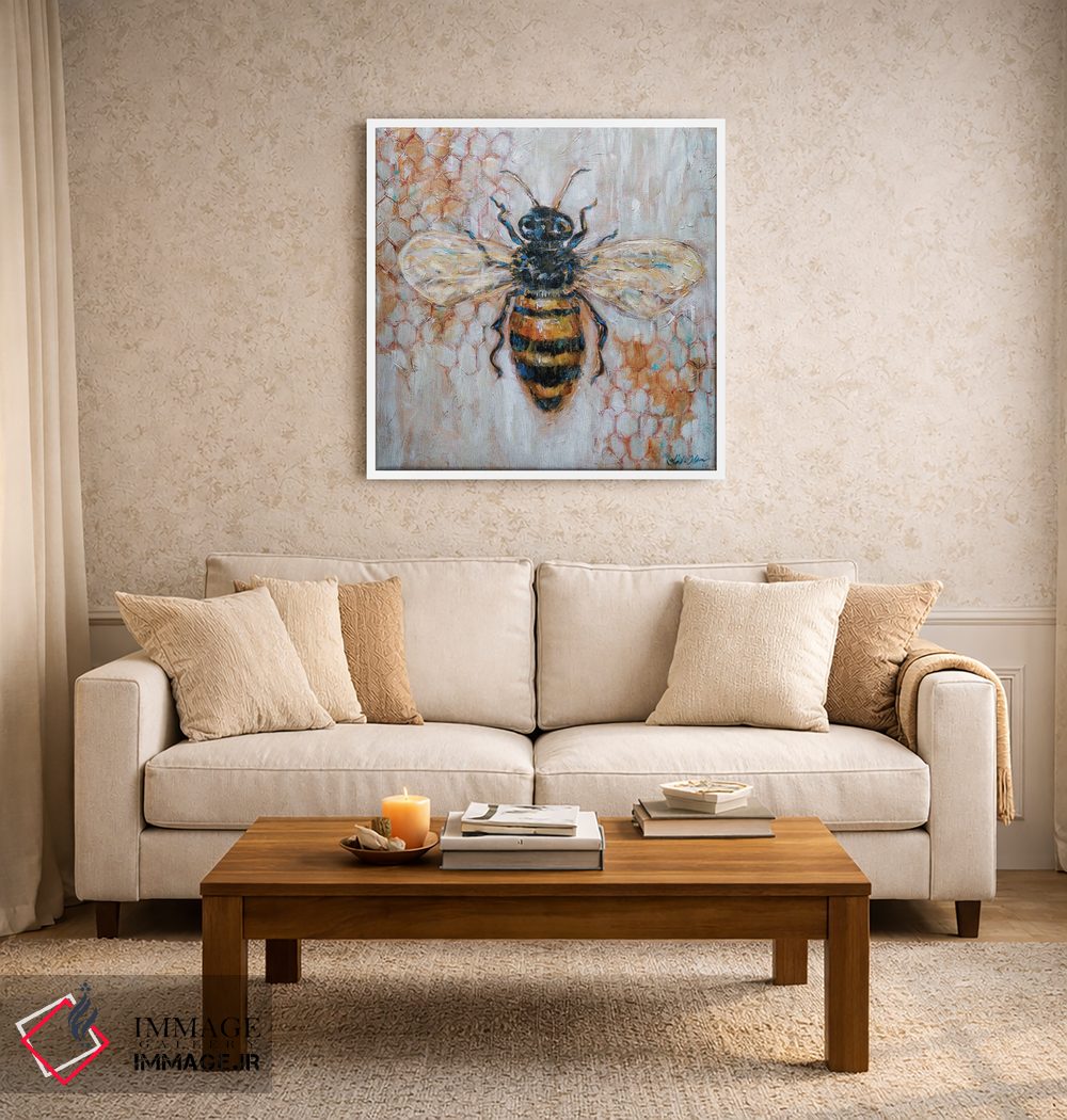 تابلو دکوراتیو "زنبور عسل" اثر لیندا اولسن - D5W