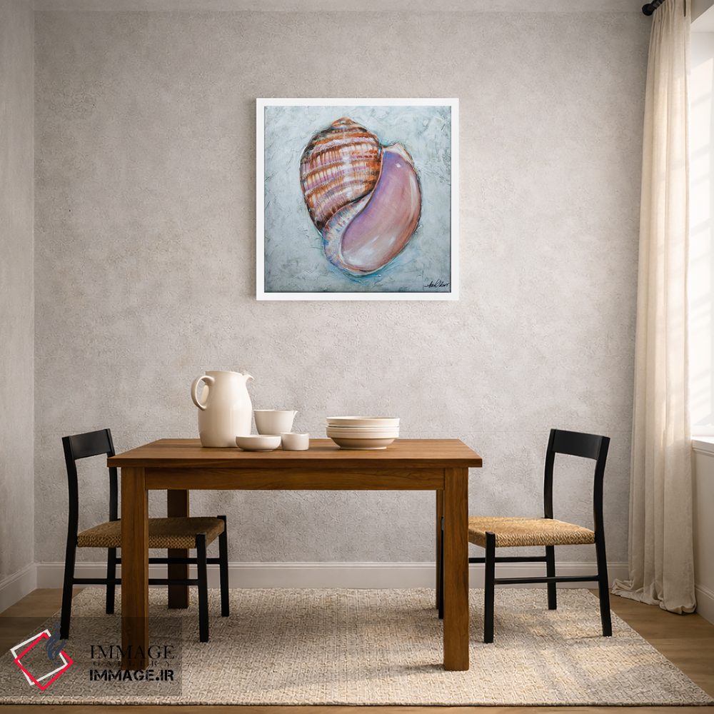 تابلو دکوراتیو "خطوط صدف" اثر لیندا اولسن - D2W
