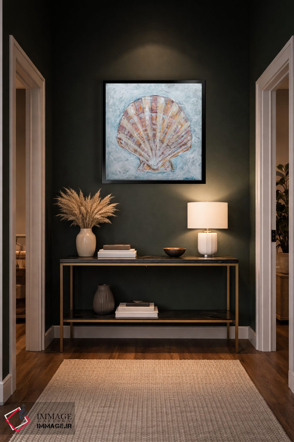 تابلو دکوراتیو "ماهی صدفی" اثر لیندا اولسن - D5B