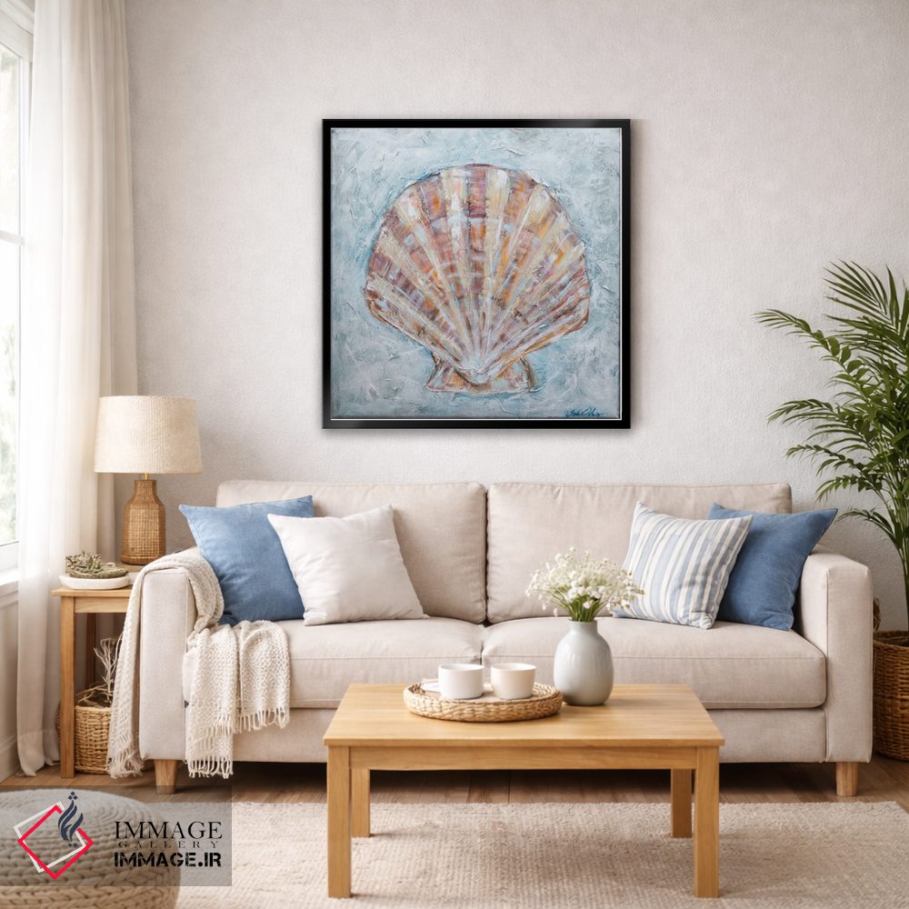 تابلو دکوراتیو "ماهی صدفی" اثر لیندا اولسن - D6B