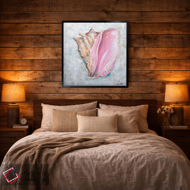 تابلو دکوراتیو "صدف ملکه" اثر لیندا اولسن - D1B