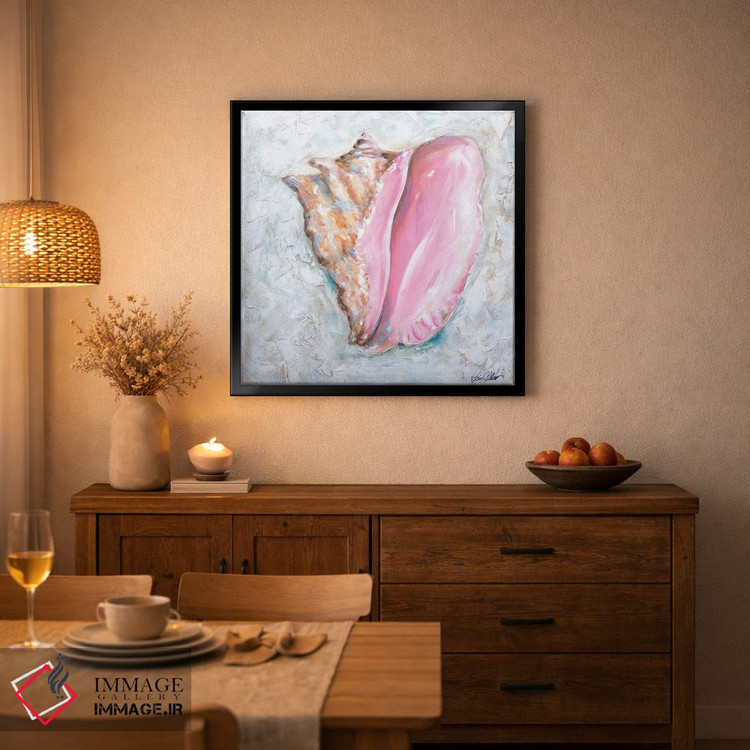 تابلو دکوراتیو "صدف ملکه" اثر لیندا اولسن - D2B