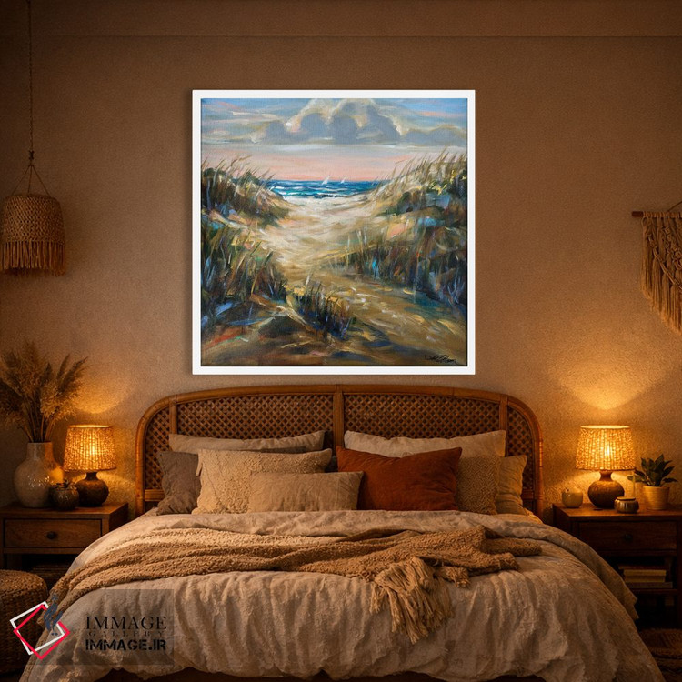 تابلو دکوراتیو "بعدازظهر شنزار" اثر لیندا اولسن - D1W