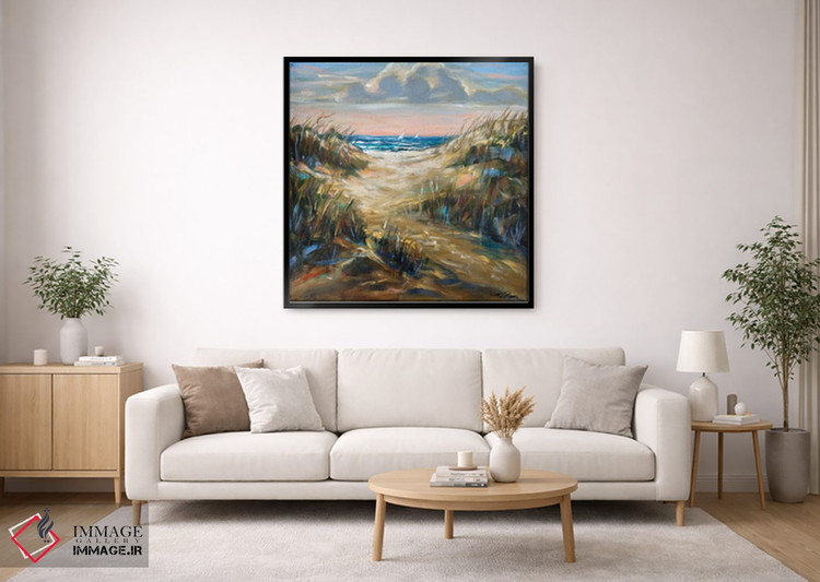 تابلو دکوراتیو "بعدازظهر شنزار" اثر لیندا اولسن - D2B