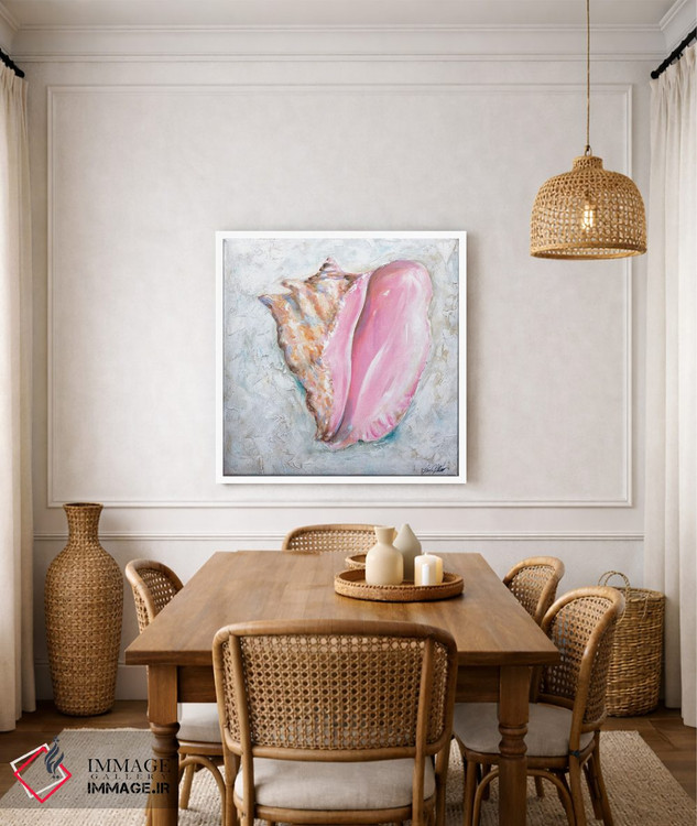 تابلو دکوراتیو "صدف ملکه" اثر لیندا اولسن - D5W