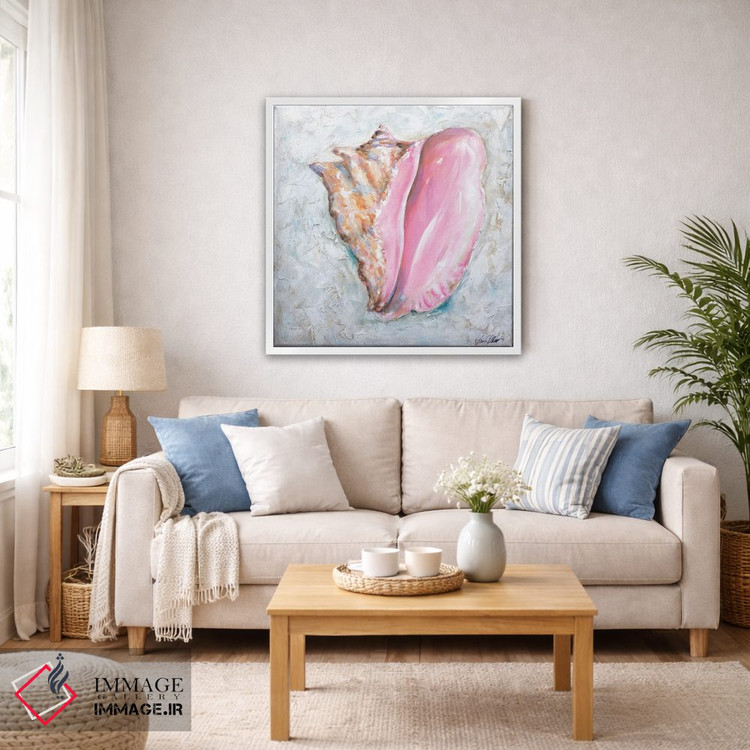 تابلو دکوراتیو "صدف ملکه" اثر لیندا اولسن - D4W