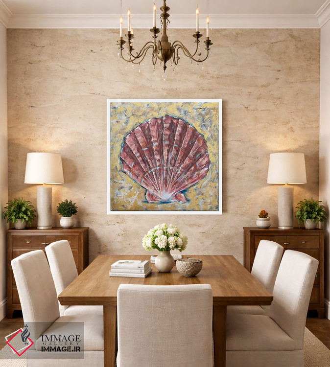 تابلو دکوراتیو "طلای صدف" اثر لیندا اولسن - D4W