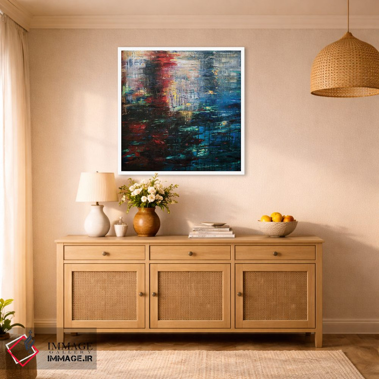 تابلو دکوراتیو "انعکاس های چشم انداز شهری" اثر لیندا اولسن - D2W